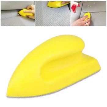 

1pc Car Cleaning Sponge Tool Car Wash Tool Leather Seat Brush Nanometer Cleaning Brush For Home Car Motorcycle Bike Care