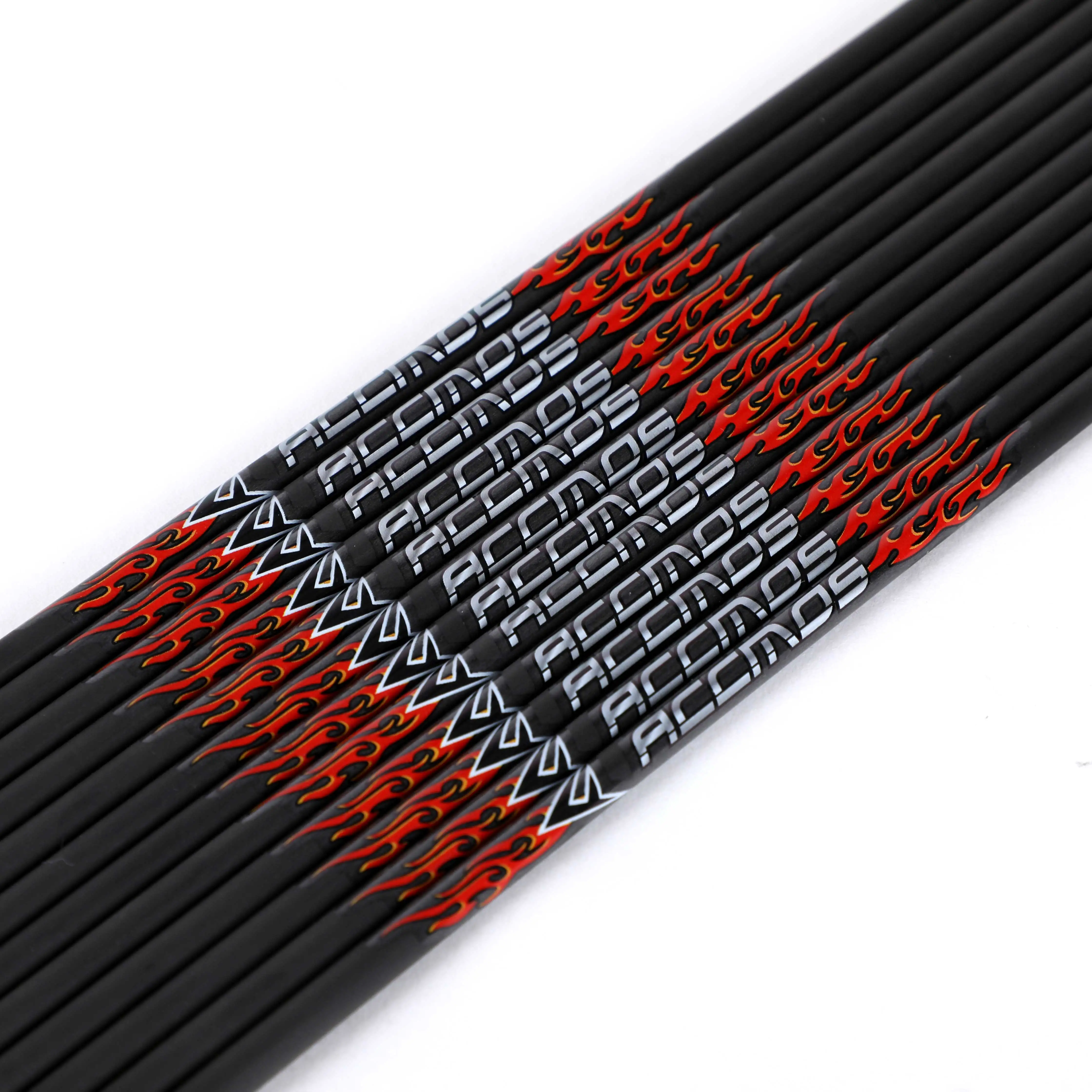 Shafts flèches carbone pur 31 pouces ID5.2mm spine 300-700 pour montage flèches de chasse
