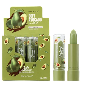 

Hengfang Spring And Summer New Avocado Velvet Jelly Matte Non-stick Lipstick Temperature Changing Color Lipbalm TSLM1