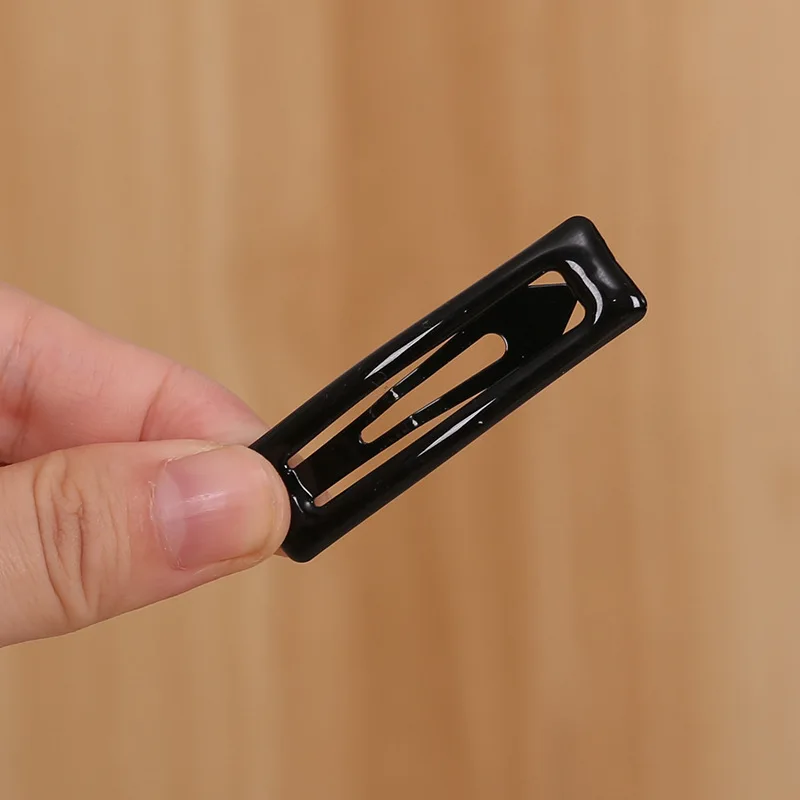 300pcs/lot DIY Simple Multi Alloy Geometry Square Hair BB Clips Retro Oil Drip Hairpin Hair Styling Tools Accessories HA1404