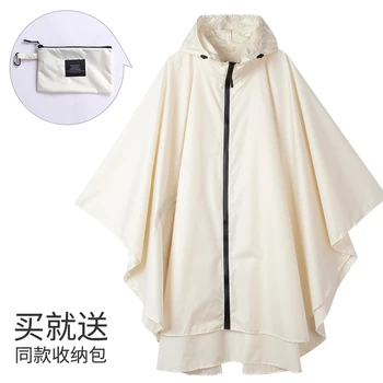 

Long Motorcycle White Raincoat Women Hiking Travel Fishing Adult Impermeable Rain Coat Gabardina Mujer Poncho Rain Gear KK60YY