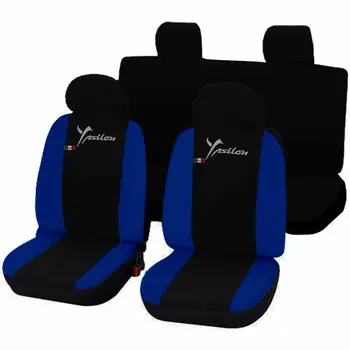 

COPRISEDILI LANCIA YPSILON Y FODERE AUTO SEDILI BICOLORE NERO - BLU ROYAL