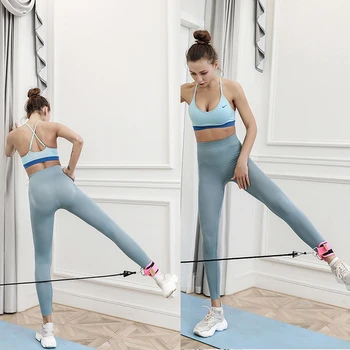 

Resistance Bands with Ankle Strap Cuff with Cable for Attachment Booty Butt Thigh Leg Pulley Strap Lifting Fitness Exercise
