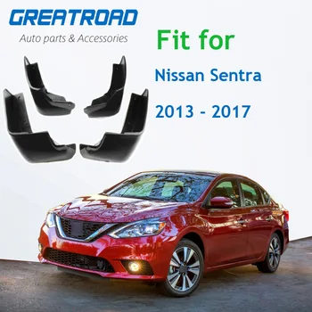 

Set Car Mud Flaps For 2013-2017 Nissan Sentra Sylphy B17 Pulsar Sedan Splash Guards Mud Flap Mudguards Fender 2014 2015 2016