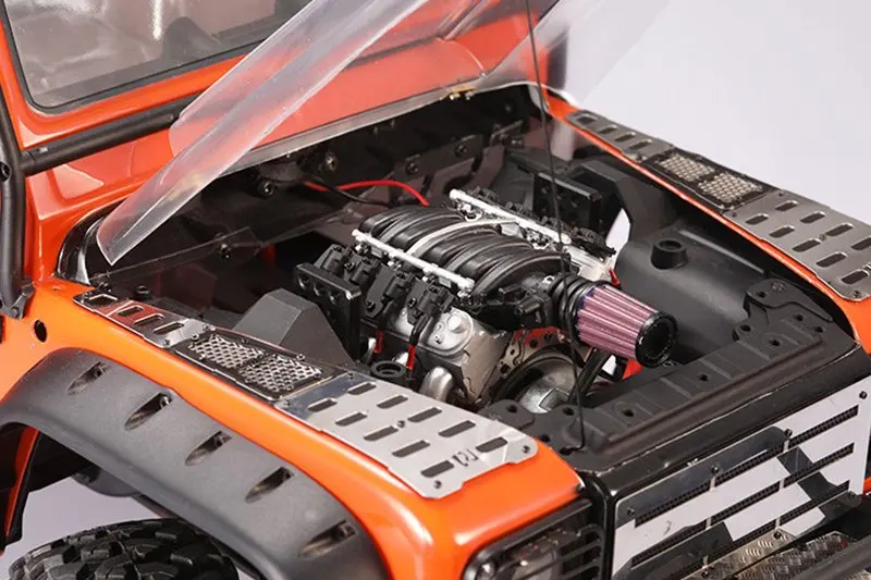 Радиатор двигателя GPM V8 LS3 для 1/10 TRAXXAS TRX 4 Defender|Детали и аксессуары| |