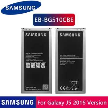 

SAMSUNG EB-BJ510CBE Replacement Phone Battery For Samsung GALAXY J5 2016 Version SM-J510 j5109 j5108 Phone Battery 3100mAh