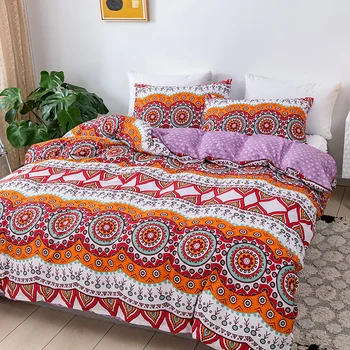 

Bonenjoy Duvet Cover Sets For Single Bed Queen King Size Bohemian Style Bedding Set With Pillowcase For Double Bed Quilt Cover
