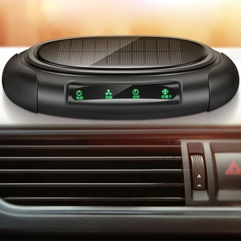 

Solar Car Air Purifier No Noise Solar Power Filter Cleaner Purify Ozonizer Eliminator Anion Air Purifier Air ionizer freshener
