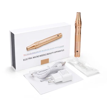 

Electric Derma pen Skin Whitening Wrinkle remove Microneedling pen bbglow dr pen with 1pcs Cartridge Needle Tips