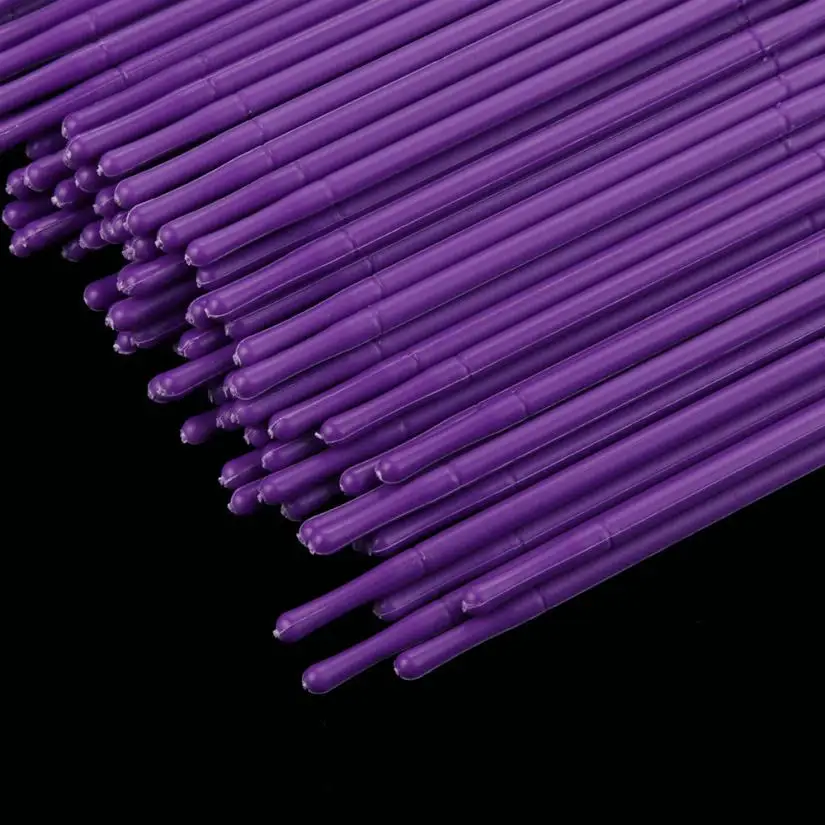 100 шт/бутылка микроблейдинг Микро Кисти pincel maquiagem de Swab Lint sombra перманентные татуировки Поставки бесплатно aplicador