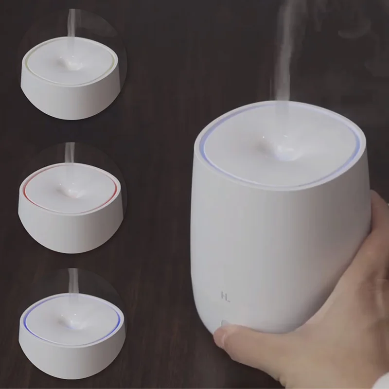 120ML Mini USB Ultrasonic Air Humidifier for Xiaomi Youpin Essential Oil Aroma Diffuser Mute LED Li