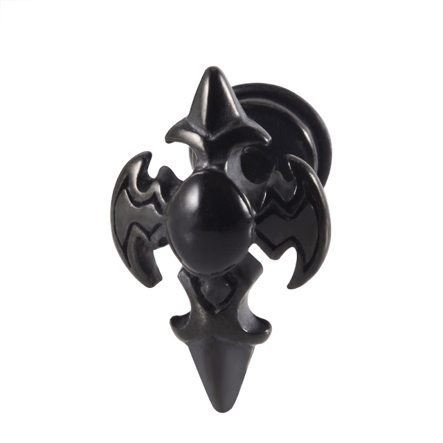 Stainless Steel Punk Ear Studs Tragus Cartilage Piercing Lobe Earring Zircon Man Women Stud Helix Cartilage Piercing Jewelry