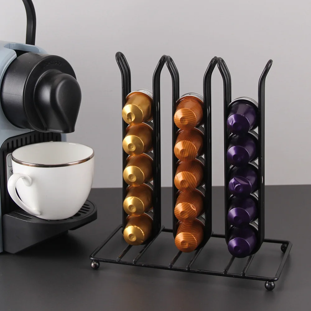 Капсульный держатель Nespresso стойка для кофейных капсул стойка 36 шт. Капсульная полка для хранения маленьких сливок стойка капсула для хранения Органайзер