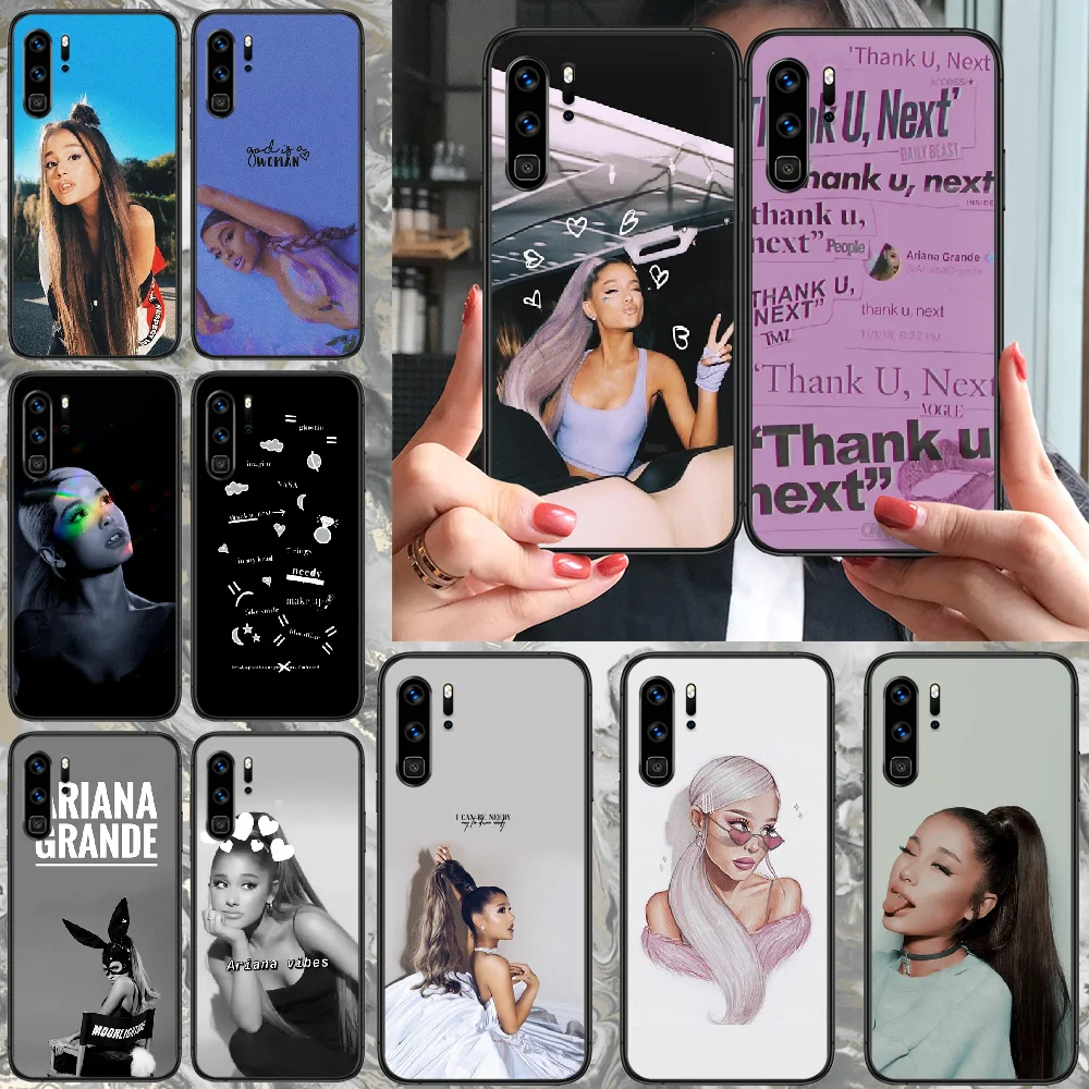 Чехол для телефона Ariana Grande Huawei P 9 Smart 10 20 30 40 8 Lite Mini Z 2019 Pro черный чехол сотового