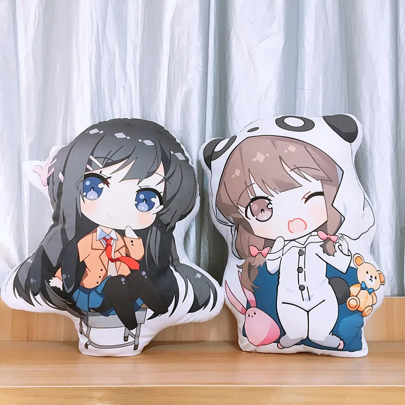 

Игрушечная плюшевая подушка Rascal «не мечтает кролика» Senpai Mai Sakurajima