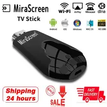 Mira экран K4 беспроводной HDMI Android tv stick Miracast Airplay приемник Wifi дисплей ключ зеркальный экран стример anycast DLNA