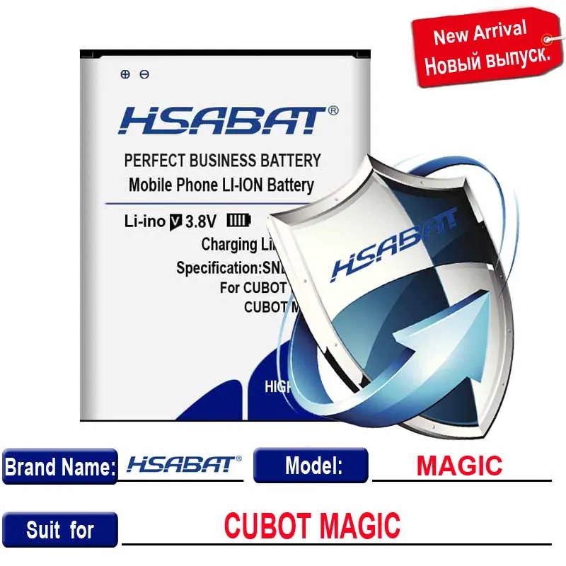 Аккумулятор HSABAT 6500 мАч для CUBOT MANITO/X6/NOTE S/Note Plus/Rainbow/P9/MAGIC/X15/R11/X18/H3/Dinosaur/MAX/S208 A S208A - Цвет: for CUBOT MAGIC