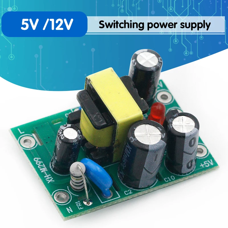 AC-DC 110-220V импульсный источник питания изоляционный входной выход 5V /12V /100mA /500mA |