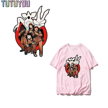 

PC472 Stranger Things Heat Transfer Stickers Clothing Patches for T-shirt Iron-on Transfers DIY Decoration Applique Patches