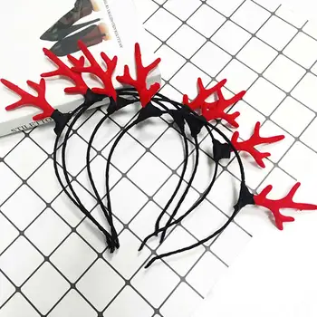 

Luminous Antler Headband Christmas Concert Shiny Headgear for Festive Dress