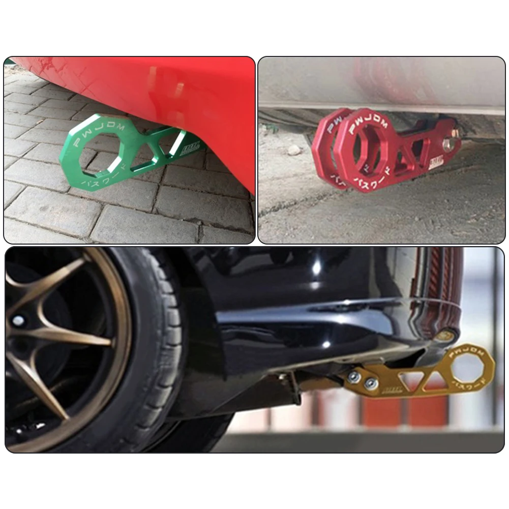 Универсальный алюминиевый сплав автомобильный Автомобильный задний бампер прицеп крюк Буксировочный инструмент для JDM автомобильные аксессуары профессиональные запасные части