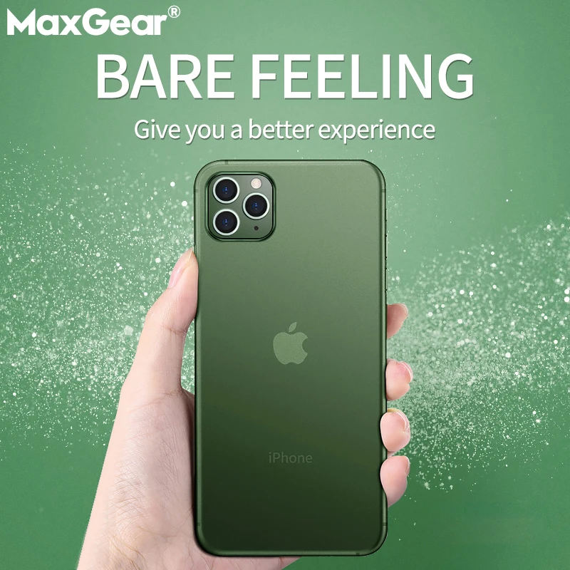 Роскошный Ультратонкий полипропиленовый чехол 0 2 мм для iPhone SE 11 Pro Max X XR XS тонкий