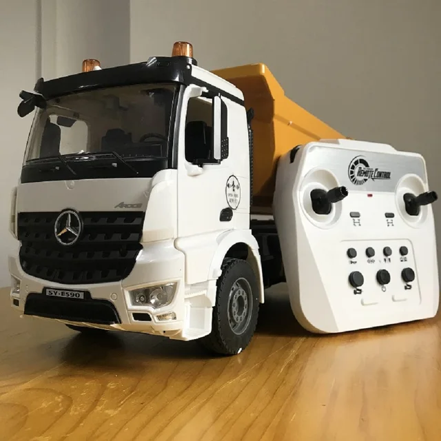 1: 20 Alloy RC Truck Car Caterpillar 6 CH 2.4G radio controlled car tractor transport Dumper  Engineering vehicle Toys Boys Kids 1