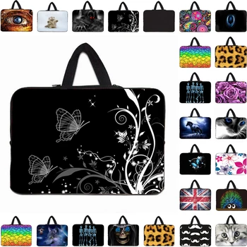 

Butterfly Laptop Womens Bag Multisize 10"-17" Notebook Chromebook Computer Accessories Funda Portatil 15.6 Bolsas For Macbook HP