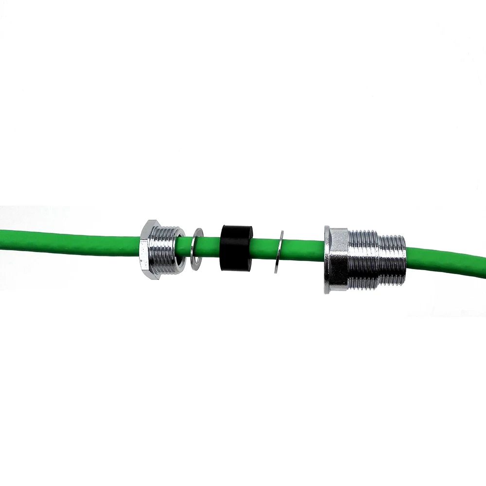 220 В нагревательный кабель(17 Вт/м) для установки внутри водопровода(трубопроводов) с муфтой для входа в трубу