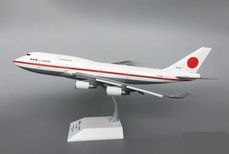 JC Крылья Япония Боинг 747-400 Prime Minister Flap Edition 1/200 литой под давлением самолет