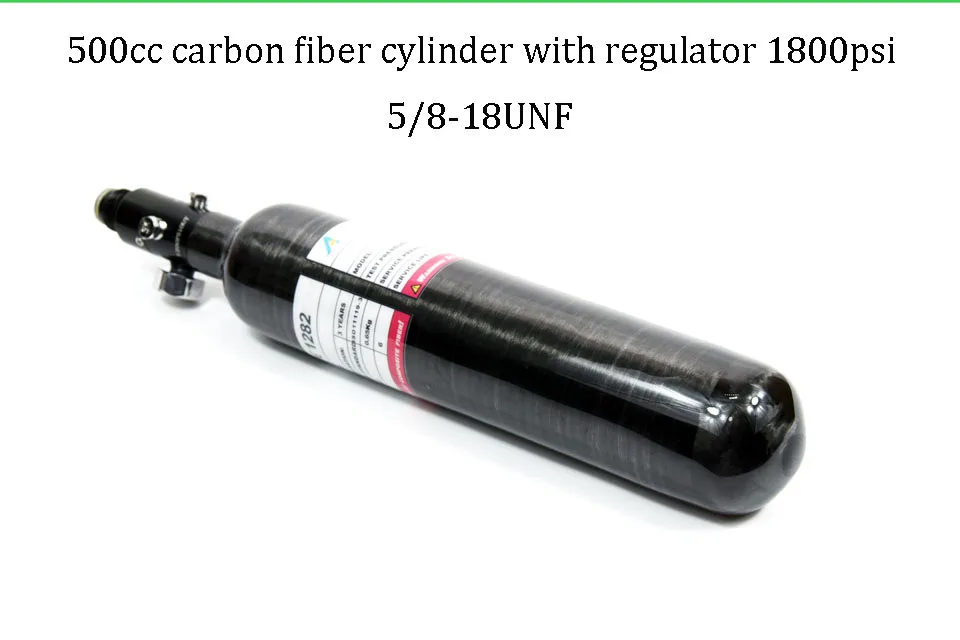 Бак из углеродного волокна 300 бар/4500psi черный M18 цилиндр 5/8-18UNF бутылка
