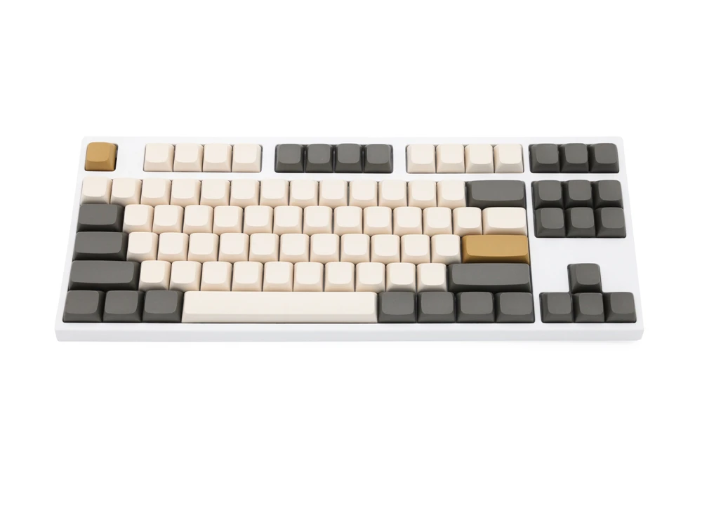 Xda v2 Luz Fraca Branco Shimmer Conjunto em Branco Pbt para Teclado Gh60 Poker 87 Tkl 104 Ansi Xd64 Bm60 Xd68 Bm65 Bm68 Bm80 Bege Cinza - Imagem 6