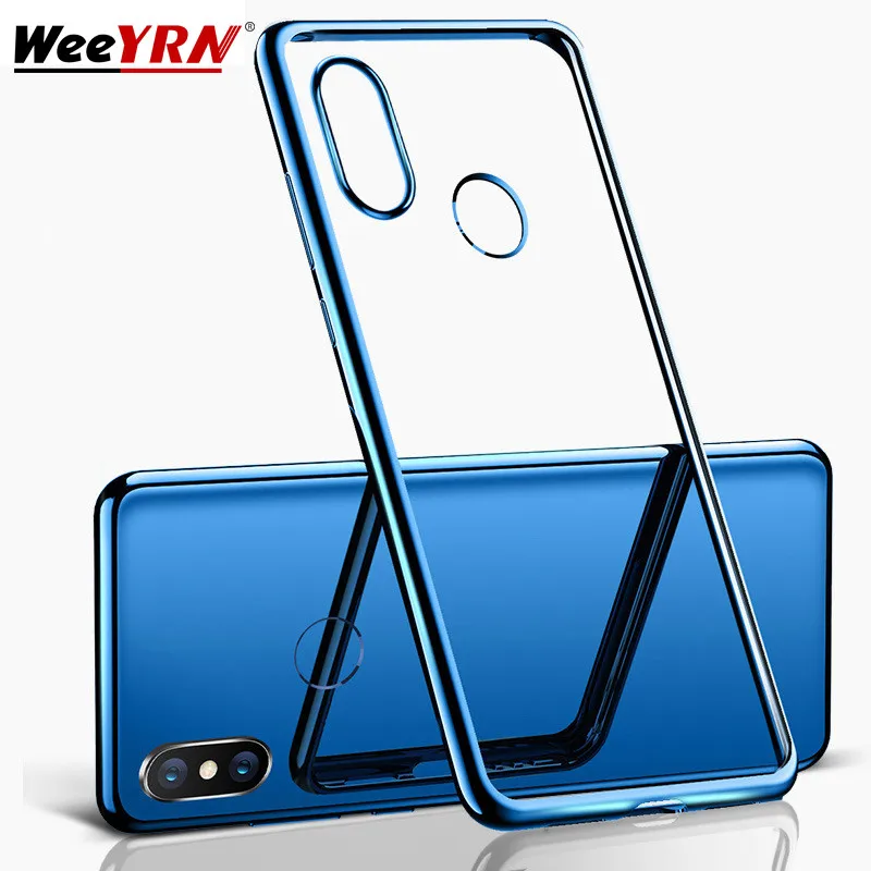 

3D Plating Transparent Case Cover For Xiaomi Redmi note 8 7 5 6 Pro Xiaomi mi 9 9se 8 lite 8se Funda Luxury Clear Silicone Case