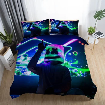 

Digital printing t dj 3D Bedding Set Printed Duvet Cover Set Queen King Twin Size