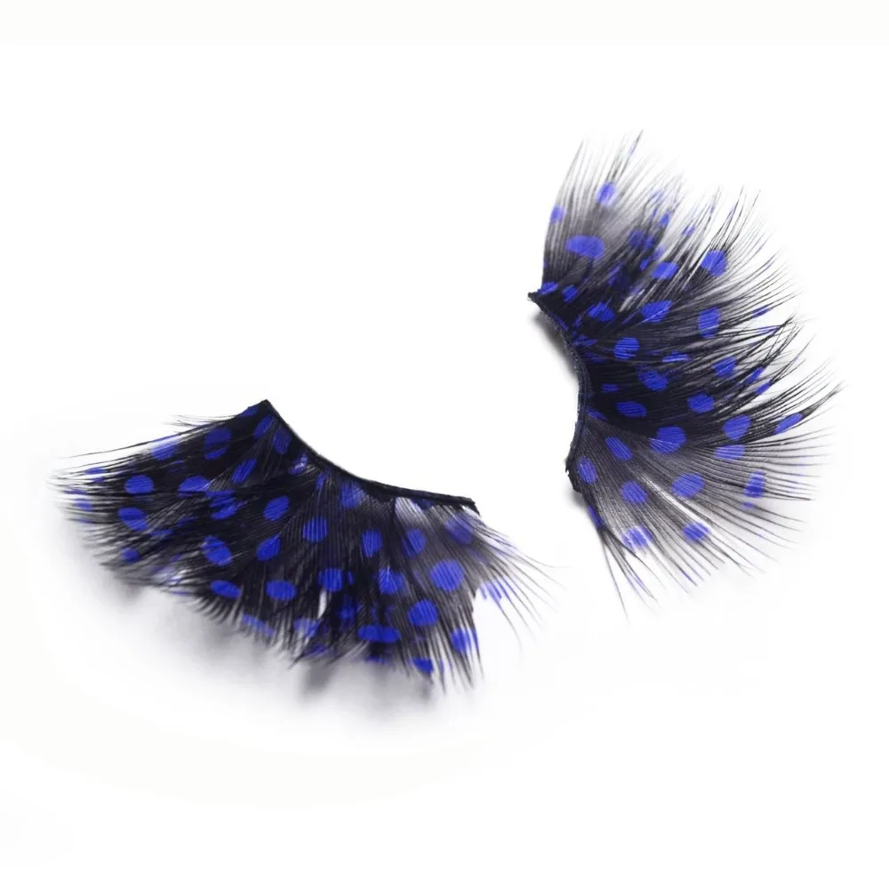 PONYTREE Feather Fake Eyelashes Cosplay Makeup Thick Lashes Extension Colored False Hyperbole -Outlet Maid Outfit Store Hba35492e5c5f4c92bcf62051b8656a82v.jpg