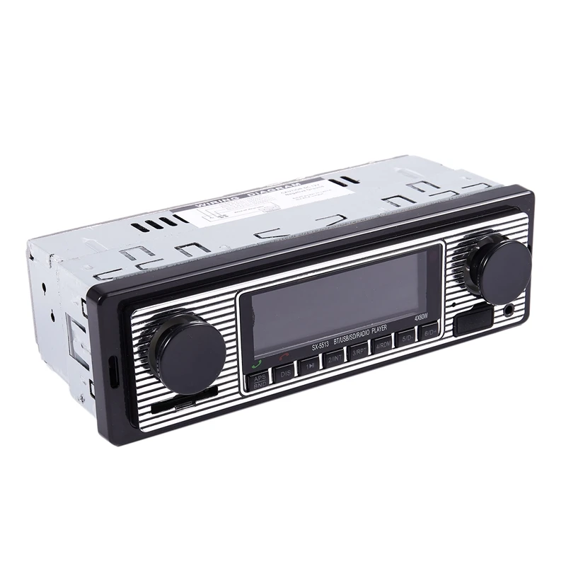 12 В Bluetooth винтажный автомобильный Радио MP3 плеер стерео USB AUX FM радио станция Bluetooth с пультом дистанционного управления FM радио приемник