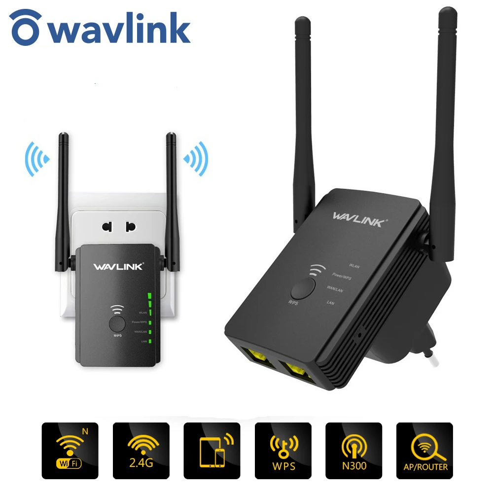 Оригинальный беспроводной Wi Fi ретранслятор N300 300 Мбит/с Универсальный
