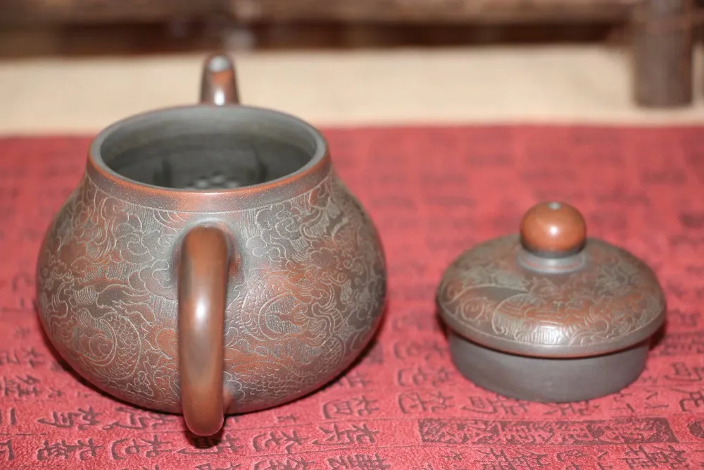 QIN ZHOU NI XING TAO Чайник из циньчжоуской глины*SI TING LONG