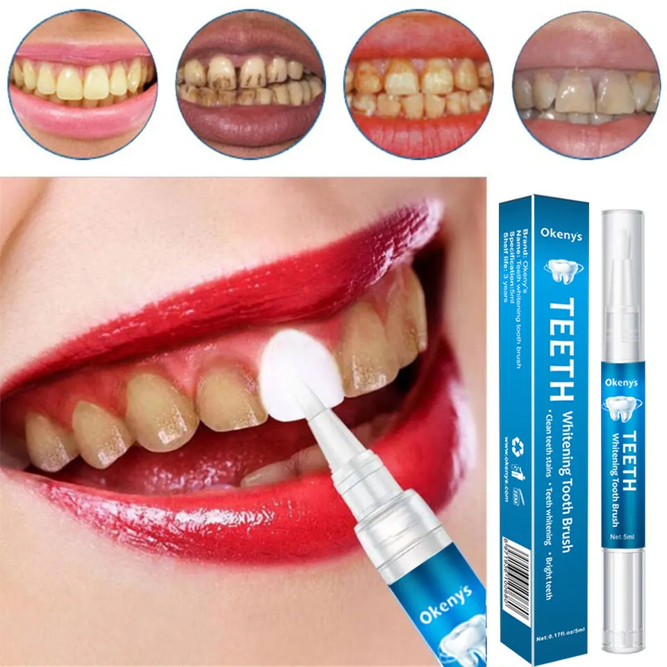 

5ml Whitening Tooth Gel Whitening Agent Quickly Remove Stains Yellow Teeth Oral Hygiene Smile Professional Nano Teeth Whitening