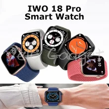 

[Malaysia Stock] IWO 18 Pro Smart Watch 1.69 Inch Bluetooth Call Rotary And Back Button At Side