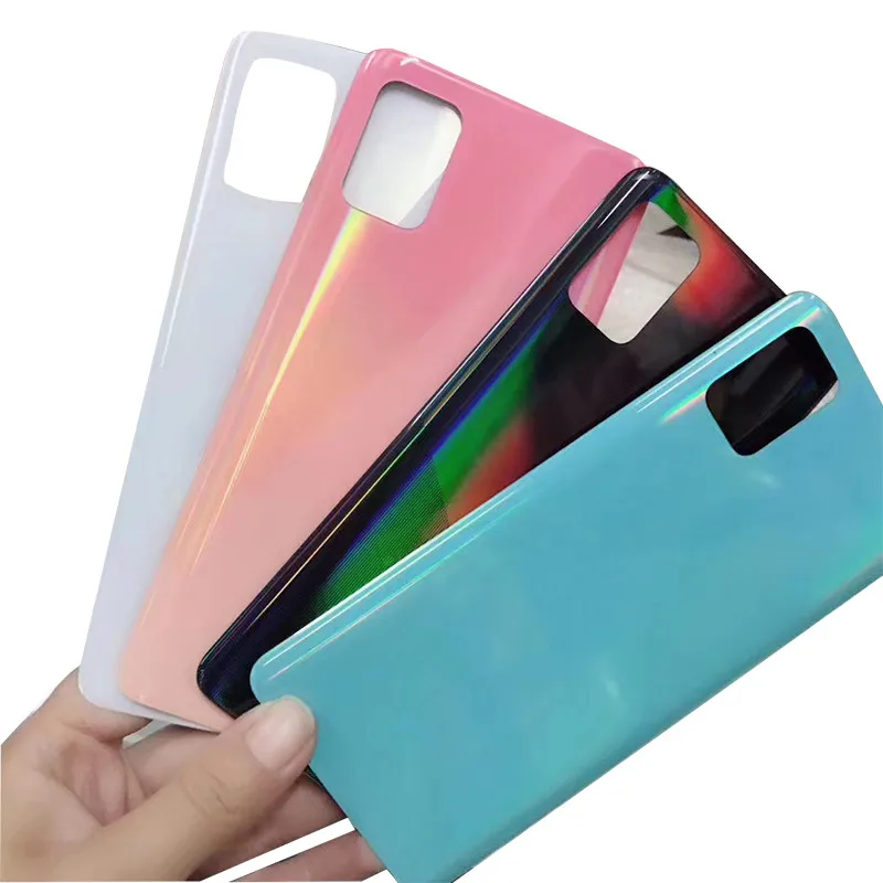 Оригинальный корпус A 71 для Samsung Galaxy A71 A715 6 7 дюйма 2020 крышка аккумулятора ремонт