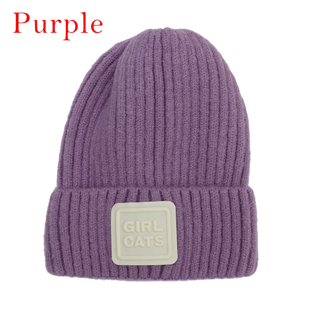 Шапка Oeak с вышивкой Billie Eilish Beanies, женские и мужские вязаные теплые зимние шапки, женские и мужские однотонные Новые повседневные Шапки с манжетами