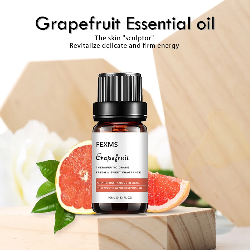 Grapefruit Essential Oil (100% Pure Natural) Therapeutic Grade - Perfect for Aromatherapy, Relaxation, Skin Therapy & More!