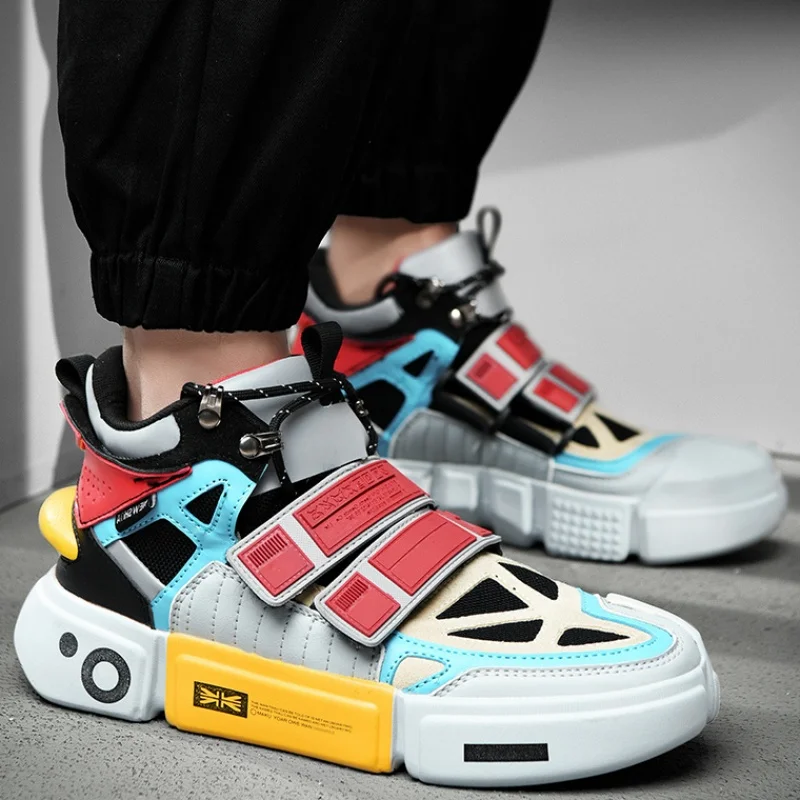 Новинка Повседневная обувь в римском стиле мужские модные кроссовки из