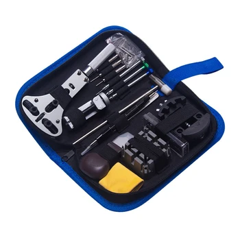 

146pcs Watch Repair Tool Kit Watch Opener Remover Tweezers Screwdrivers Adjuster Watchmaker Repair Tools Set