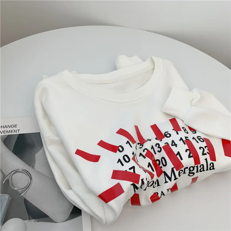 Женский хлопковый свитер с круглым вырезом длинным рукавом | Женская одежда