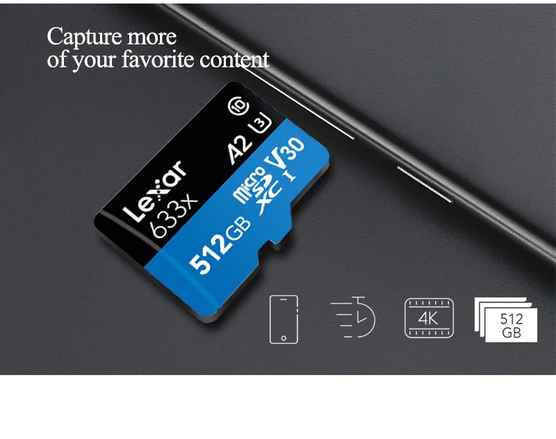 LEXAR MicroSDXC 633X