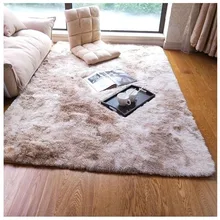 Белый ковер для гостиной в скандинавском стиле, подушка для журнального столика, коврик для спальни, прикроватное одеяло, милый прямоугольный плюшевый напольный ковер