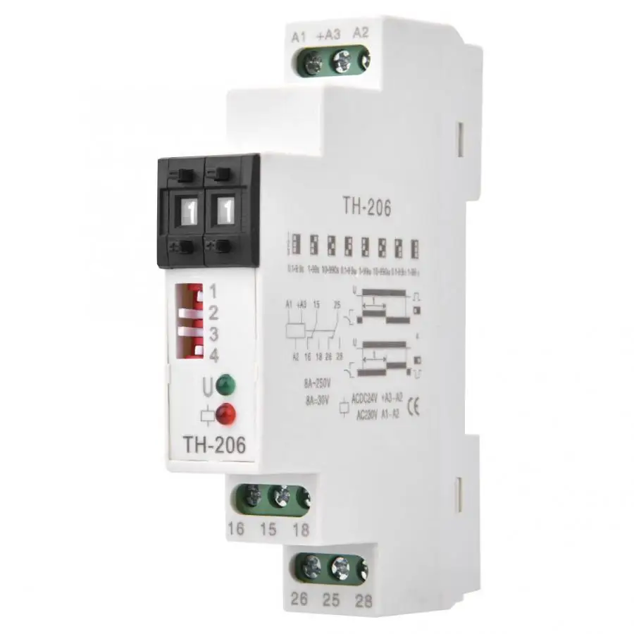

Time Electric Relay High Accuracy TH-206 Universal AC/DC for Mechanical Equipment