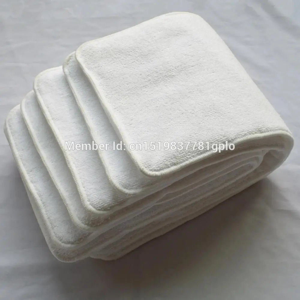 Adult Diaper Insert Incontinence Disable Washable Reusable Cloth Diaper Nappy Microfiber 4 Layer 20cmx49cm